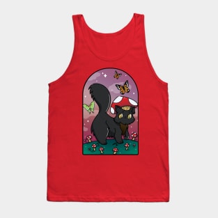 Mushroom kitty Tank Top